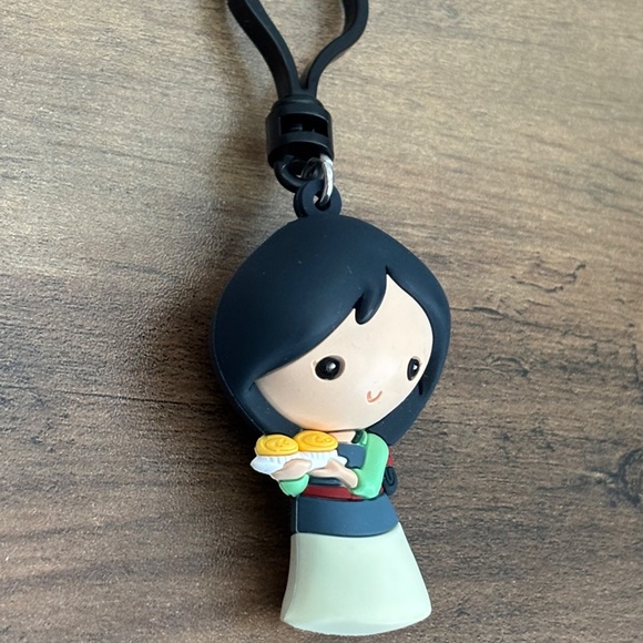 DISNEY Princess MULAN 3D Figural BAG CLIP Backpack Series 44 Egg Tarts Blind Bag - Picture 4 of 7